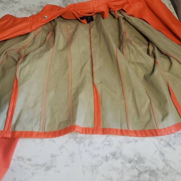 Orange Ashley Stewart Jacket Size 18 - Picture 7 of 14